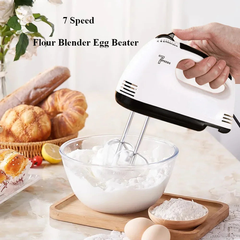 Multifunctional 7 Speed Electric Handheld Mixer Automatic Egg Cream