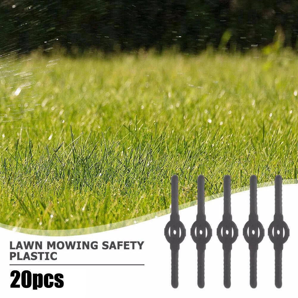 20Pcs Plastic Cutter Blades For Electric Cordless Grass Trimmer