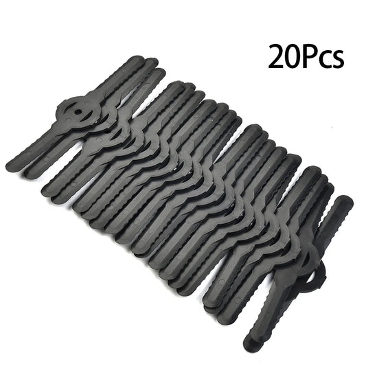 20Pcs Plastic Cutter Blades For Electric Cordless Grass Trimmer