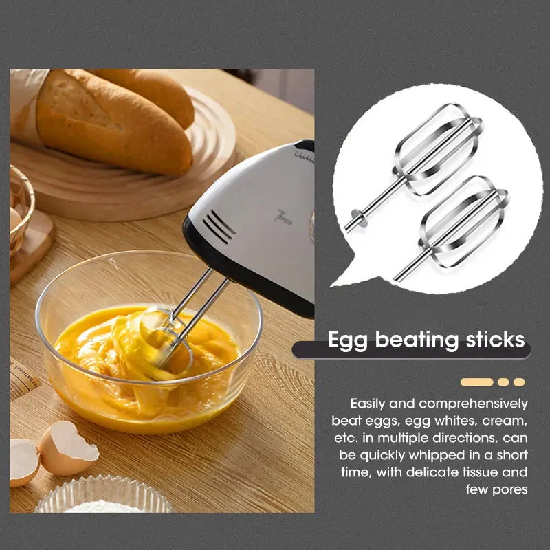 Multifunctional 7 Speed Electric Handheld Mixer Automatic Egg Cream