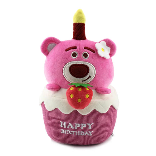 Sanrio Kuromi Birthday Cake Shape Musical Plush Doll Pudding Dog Yugui