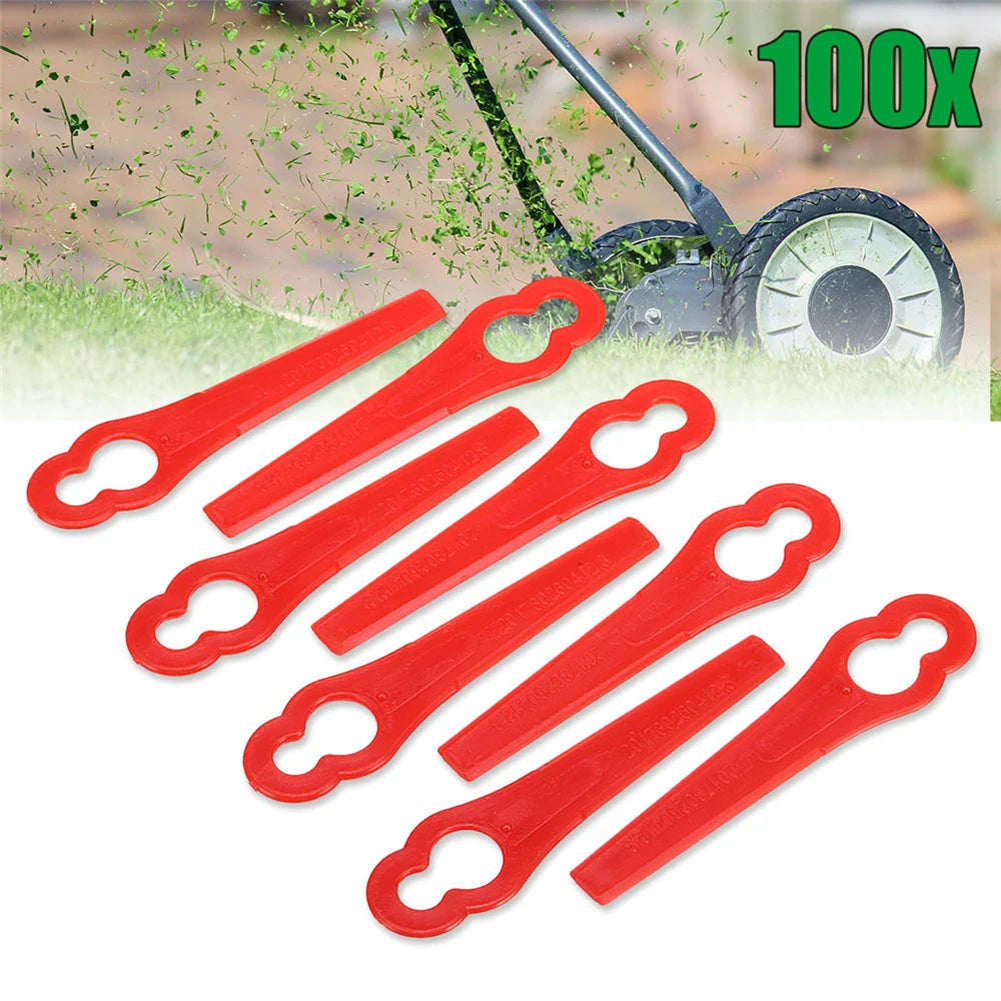 60/100/120pcs Replacement Blade Set Plastic L83 Strimmer Blades Fast