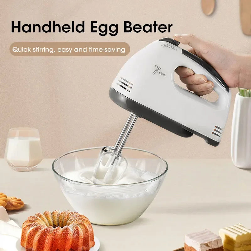 Multifunctional 7 Speed Electric Handheld Mixer Automatic Egg Cream