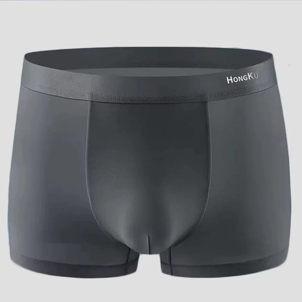 4 PCS Men's Boxers Shorts Underwear Boxers Man Cool Breathable Sexy