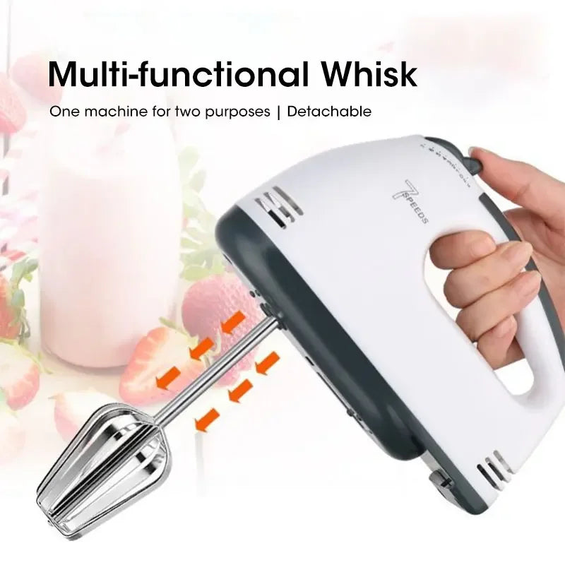 Multifunctional 7 Speed Electric Handheld Mixer Automatic Egg Cream