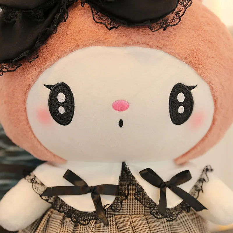 Oversized Sanrio Plushier Kuromi Melody Stuffed Toys Soft Throw Pillow Plush Dolls Kids Birthday Valentines Gifts for Girls